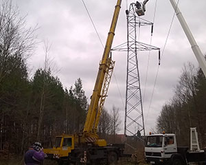 Awaria linii energetycznej Żary